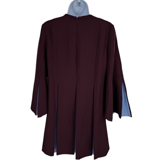 Tuckernuck NEW Merlot Griffiths Bell Long Sleeve Colorblock Mini Dress Size S - Picture 6 of 10